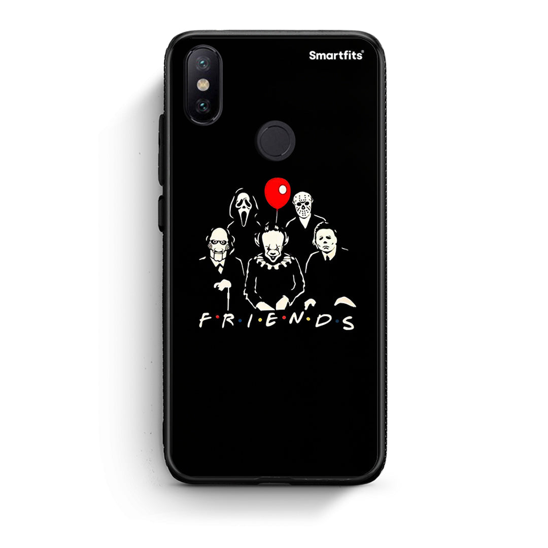 Xiaomi Mi A2 Halloween Friends Θήκη από τη Smartfits με σχέδιο στο πίσω μέρος και μαύρο περίβλημα | Smartphone case with colorful back and black bezels by Smartfits