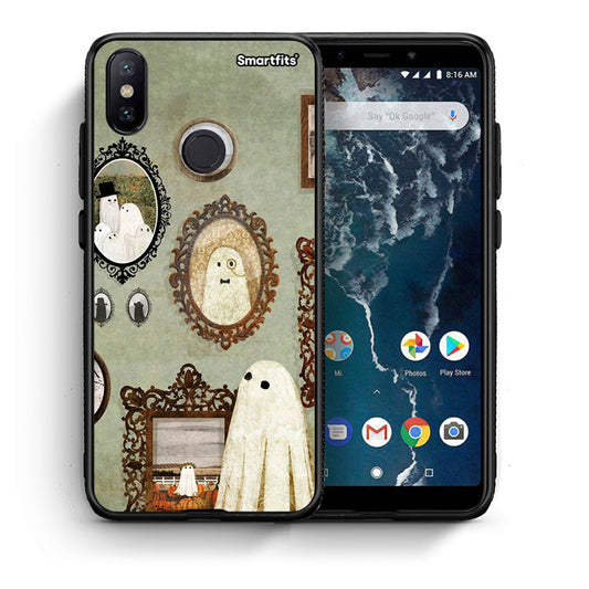 Θήκη Xiaomi Mi A2 Halloween Ghost Season από τη Smartfits με σχέδιο στο πίσω μέρος και μαύρο περίβλημα | Xiaomi Mi A2 Halloween Ghost Season case with colorful back and black bezels