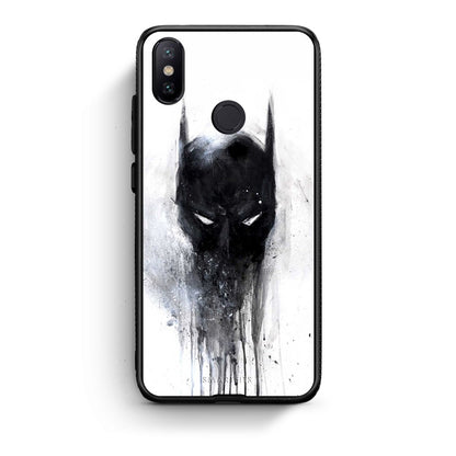 4 - Xiaomi Mi A2 Paint Bat Hero case, cover, bumper