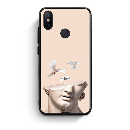 Xiaomi Mi A2 In Love θήκη από τη Smartfits με σχέδιο στο πίσω μέρος και μαύρο περίβλημα | Smartphone case with colorful back and black bezels by Smartfits