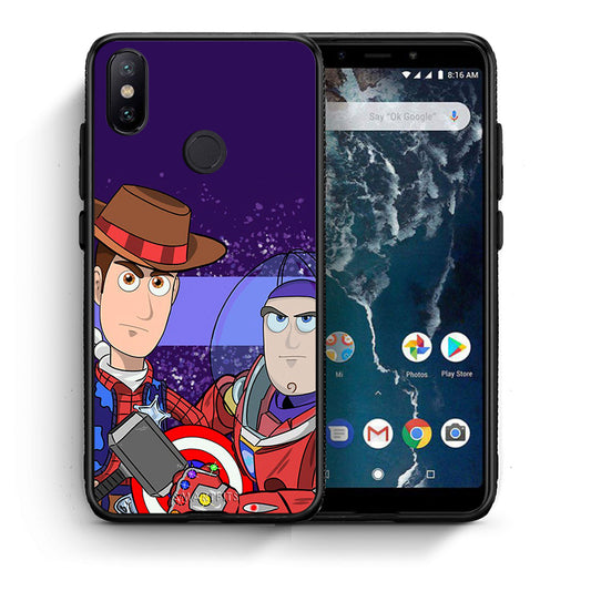 Θήκη Xiaomi Mi A2 Infinity Story από τη Smartfits με σχέδιο στο πίσω μέρος και μαύρο περίβλημα | Xiaomi Mi A2 Infinity Story case with colorful back and black bezels