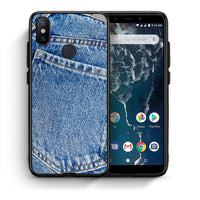 Thumbnail for Θήκη Xiaomi Mi A2 Jeans Pocket από τη Smartfits με σχέδιο στο πίσω μέρος και μαύρο περίβλημα | Xiaomi Mi A2 Jeans Pocket case with colorful back and black bezels