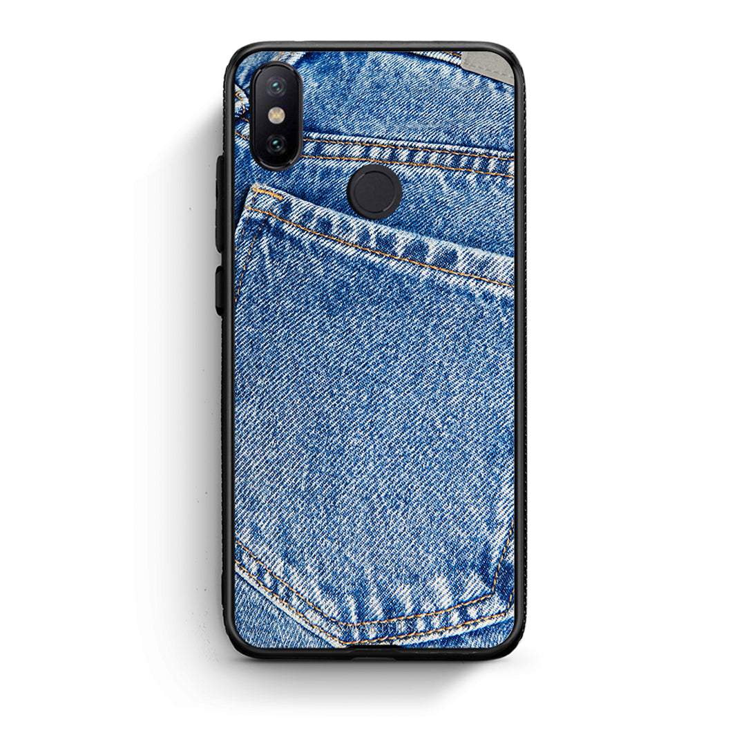 Xiaomi Mi A2 Jeans Pocket θήκη από τη Smartfits με σχέδιο στο πίσω μέρος και μαύρο περίβλημα | Smartphone case with colorful back and black bezels by Smartfits