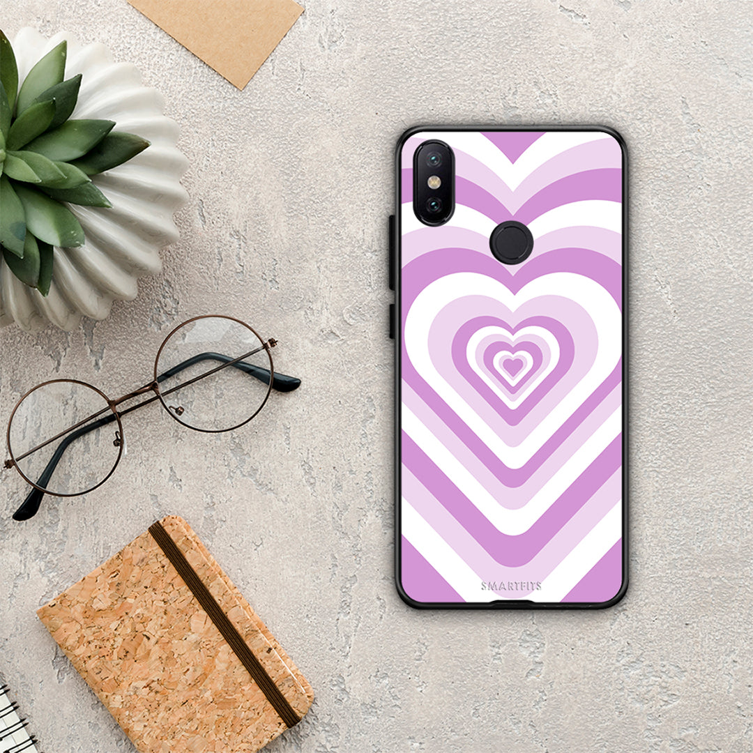 Lilac Hearts - Xiaomi Mi A2 θήκη