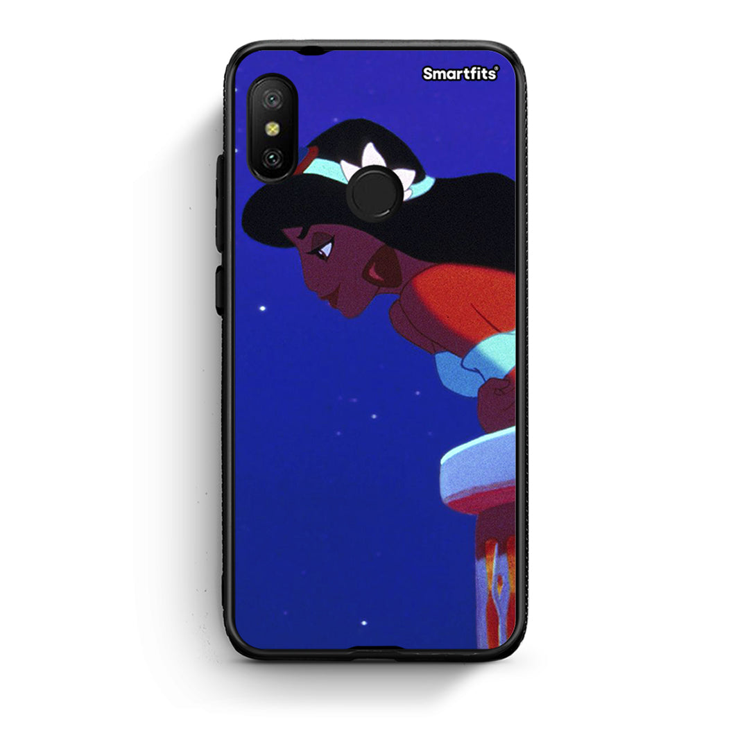 Xiaomi Mi A2 Lite Alladin And Jasmine Love 2 θήκη από τη Smartfits με σχέδιο στο πίσω μέρος και μαύρο περίβλημα | Smartphone case with colorful back and black bezels by Smartfits