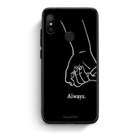 Thumbnail for Xiaomi Mi A2 Lite Always & Forever 1 Θήκη Αγίου Βαλεντίνου από τη Smartfits με σχέδιο στο πίσω μέρος και μαύρο περίβλημα | Smartphone case with colorful back and black bezels by Smartfits