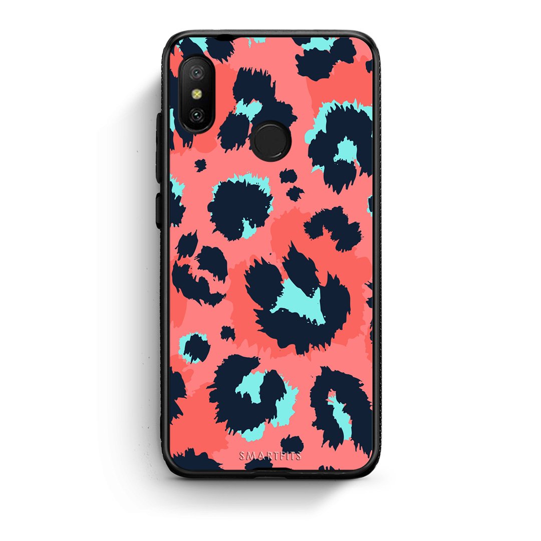 22 - Xiaomi Mi A2 Lite  Pink Leopard Animal case, cover, bumper