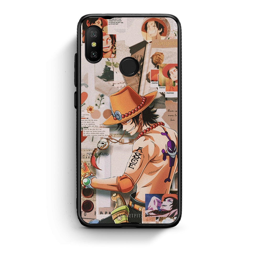 Xiaomi Mi A2 Lite Anime Collage θήκη από τη Smartfits με σχέδιο στο πίσω μέρος και μαύρο περίβλημα | Smartphone case with colorful back and black bezels by Smartfits