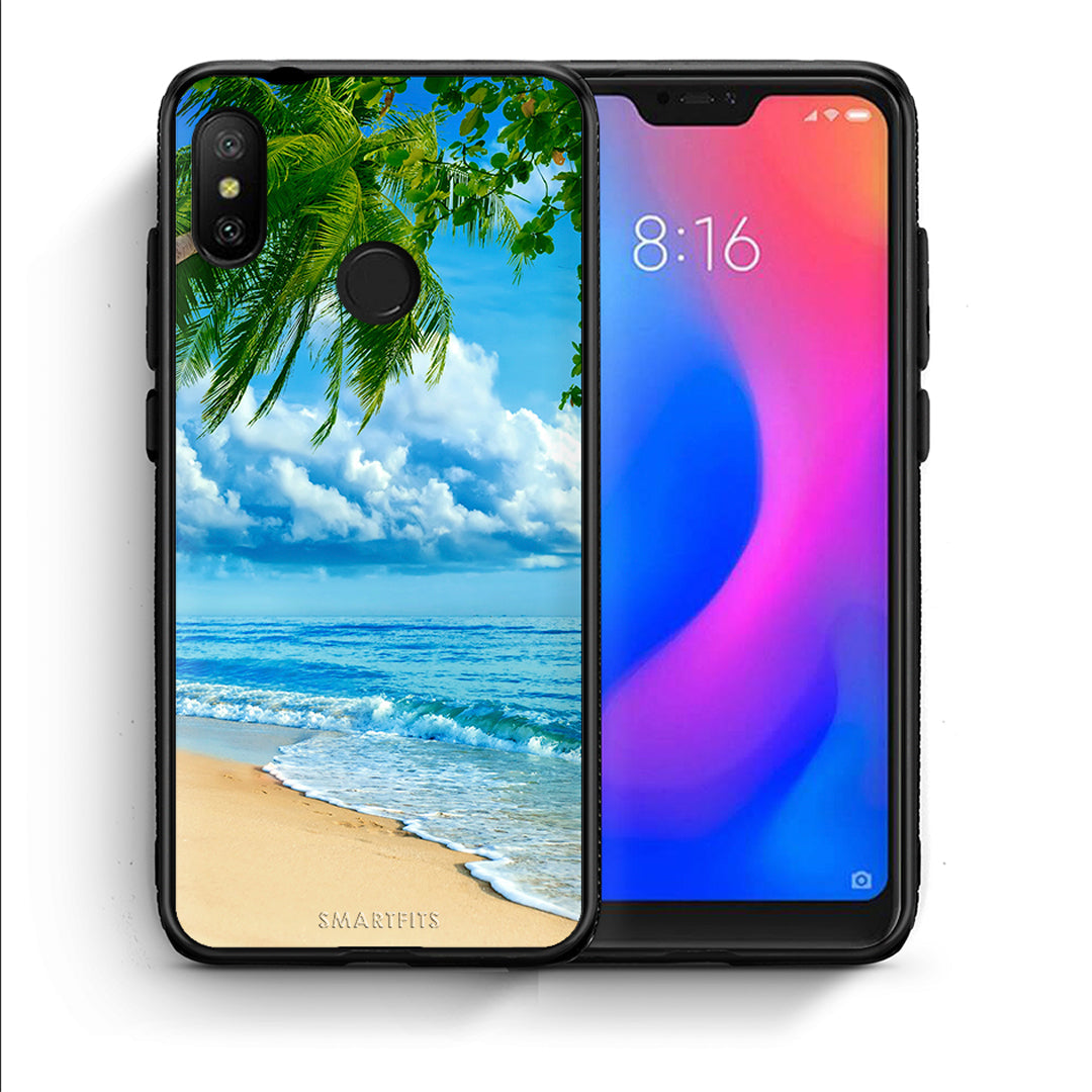 Θήκη Xiaomi Mi A2 Lite Beautiful Beach από τη Smartfits με σχέδιο στο πίσω μέρος και μαύρο περίβλημα | Xiaomi Mi A2 Lite Beautiful Beach case with colorful back and black bezels