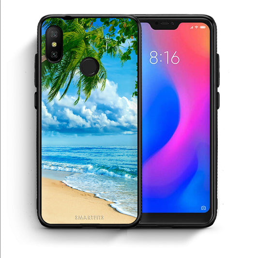 Θήκη Xiaomi Mi A2 Lite Beautiful Beach από τη Smartfits με σχέδιο στο πίσω μέρος και μαύρο περίβλημα | Xiaomi Mi A2 Lite Beautiful Beach case with colorful back and black bezels