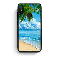 Thumbnail for Xiaomi Mi A2 Lite Beautiful Beach θήκη από τη Smartfits με σχέδιο στο πίσω μέρος και μαύρο περίβλημα | Smartphone case with colorful back and black bezels by Smartfits