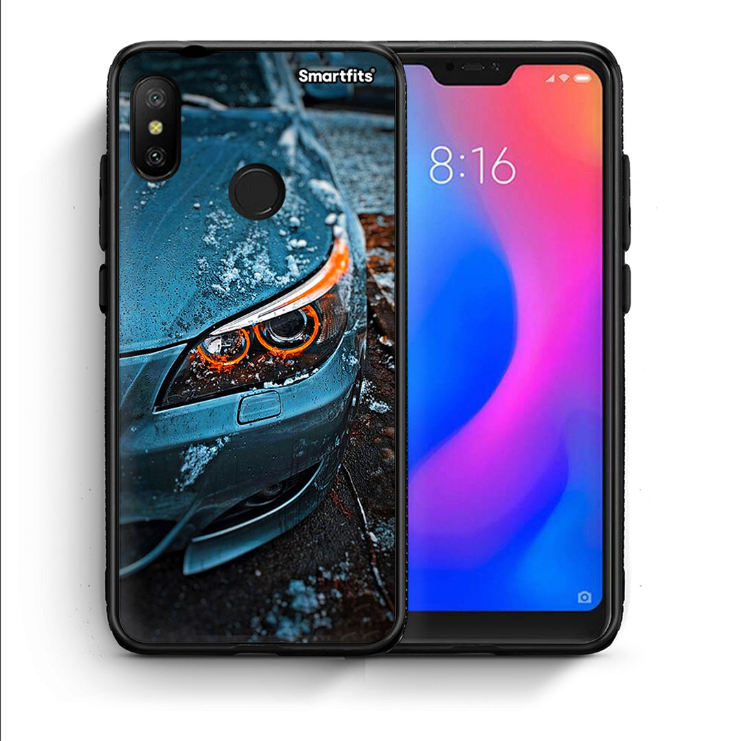 Θήκη Xiaomi Mi A2 Lite Bmw E60 από τη Smartfits με σχέδιο στο πίσω μέρος και μαύρο περίβλημα | Xiaomi Mi A2 Lite Bmw E60 case with colorful back and black bezels