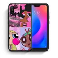 Thumbnail for Θήκη Αγίου Βαλεντίνου Xiaomi Mi A2 Lite Bubble Girls από τη Smartfits με σχέδιο στο πίσω μέρος και μαύρο περίβλημα | Xiaomi Mi A2 Lite Bubble Girls case with colorful back and black bezels