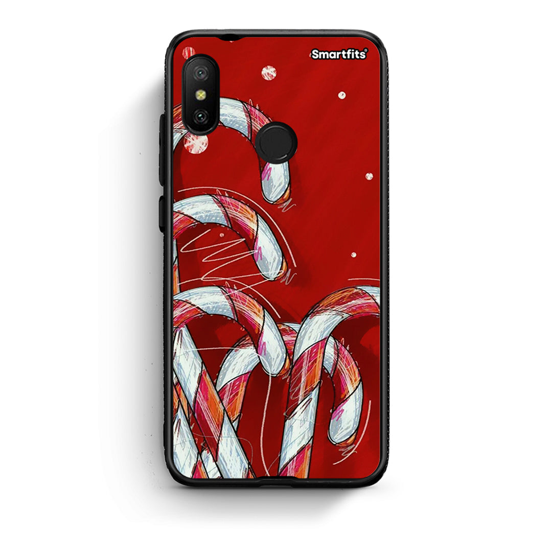 Xiaomi Mi A2 Lite Candy Cane θήκη από τη Smartfits με σχέδιο στο πίσω μέρος και μαύρο περίβλημα | Smartphone case with colorful back and black bezels by Smartfits