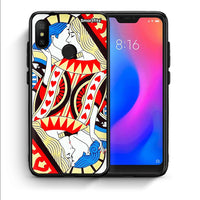 Thumbnail for Θήκη Xiaomi Mi A2 Lite Card Love από τη Smartfits με σχέδιο στο πίσω μέρος και μαύρο περίβλημα | Xiaomi Mi A2 Lite Card Love case with colorful back and black bezels