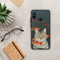 Thumbnail for Cat Goldfish - Xiaomi Mi A2 Lite θήκη