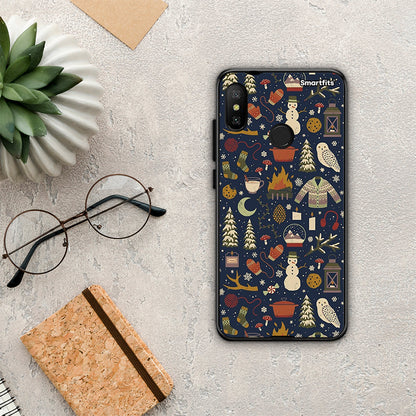 Christmas Elements - Xiaomi Mi A2 Lite θήκη