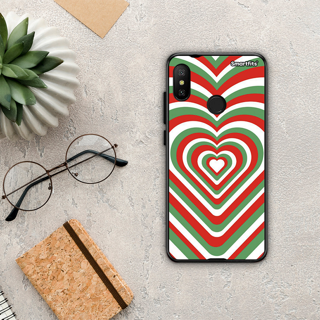 Christmas Hearts - Xiaomi Mi A2 Lite θήκη