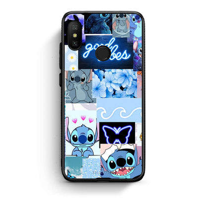 Xiaomi Mi A2 Lite Collage Good Vibes Θήκη Αγίου Βαλεντίνου από τη Smartfits με σχέδιο στο πίσω μέρος και μαύρο περίβλημα | Smartphone case with colorful back and black bezels by Smartfits