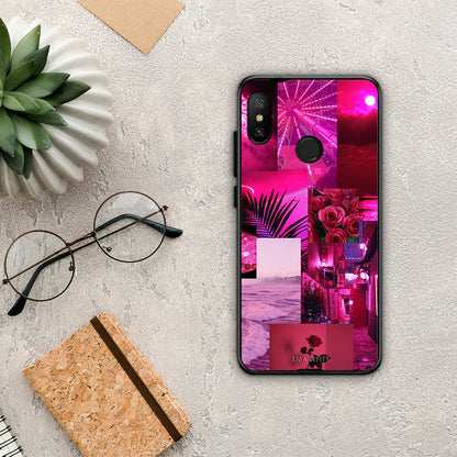 Collage Red Roses - Xiaomi Mi A2 Lite θήκη