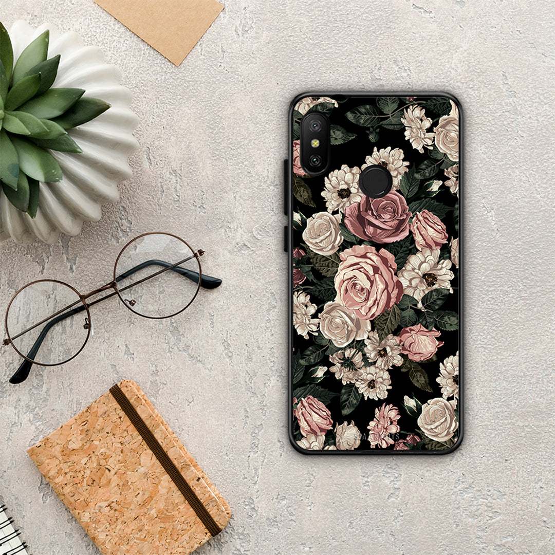 Flower Wild Roses - Xiaomi Mi A2 Lite θήκη