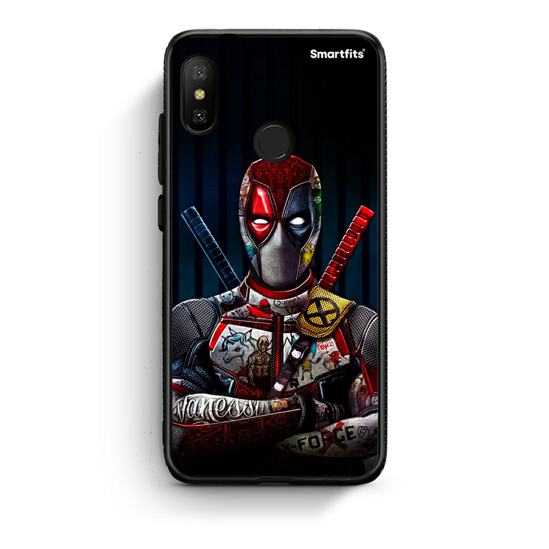 Xiaomi Mi A2 Lite Funny Guy θήκη από τη Smartfits με σχέδιο στο πίσω μέρος και μαύρο περίβλημα | Smartphone case with colorful back and black bezels by Smartfits