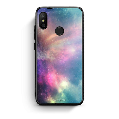 105 - Xiaomi Mi A2 Lite  Rainbow Galaxy case, cover, bumper