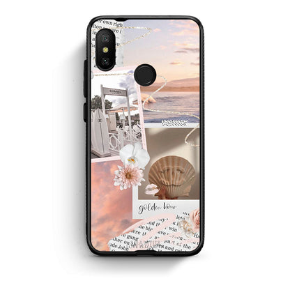 Xiaomi Mi A2 Lite Golden Hour Θήκη Αγίου Βαλεντίνου από τη Smartfits με σχέδιο στο πίσω μέρος και μαύρο περίβλημα | Smartphone case with colorful back and black bezels by Smartfits