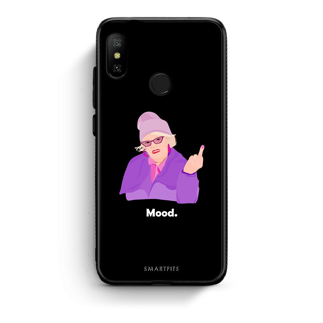 Xiaomi Mi A2 Lite Grandma Mood Black θήκη από τη Smartfits με σχέδιο στο πίσω μέρος και μαύρο περίβλημα | Smartphone case with colorful back and black bezels by Smartfits