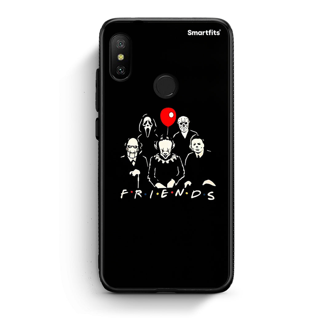Xiaomi Mi A2 Lite Halloween Friends Θήκη από τη Smartfits με σχέδιο στο πίσω μέρος και μαύρο περίβλημα | Smartphone case with colorful back and black bezels by Smartfits