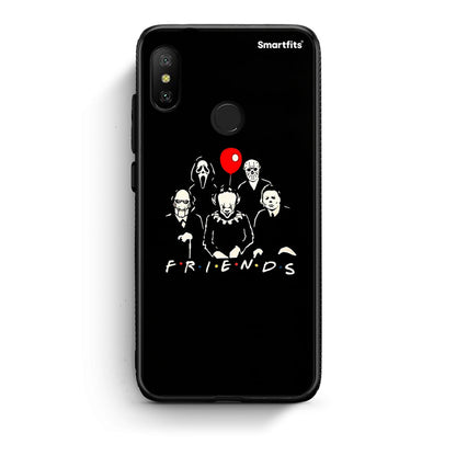 Xiaomi Mi A2 Lite Halloween Friends Θήκη από τη Smartfits με σχέδιο στο πίσω μέρος και μαύρο περίβλημα | Smartphone case with colorful back and black bezels by Smartfits