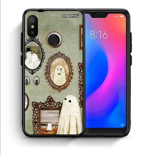Θήκη Xiaomi Mi A2 Lite Halloween Ghost Season από τη Smartfits με σχέδιο στο πίσω μέρος και μαύρο περίβλημα | Xiaomi Mi A2 Lite Halloween Ghost Season case with colorful back and black bezels
