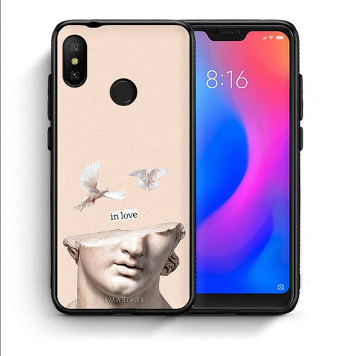 Θήκη Xiaomi Mi A2 Lite In Love από τη Smartfits με σχέδιο στο πίσω μέρος και μαύρο περίβλημα | Xiaomi Mi A2 Lite In Love case with colorful back and black bezels