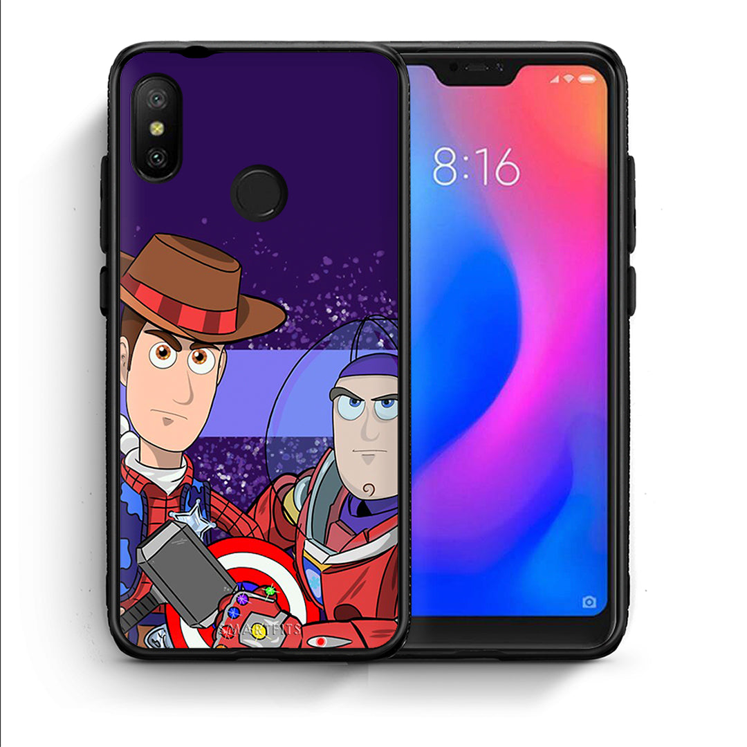 Θήκη Xiaomi Mi A2 Lite Infinity Story από τη Smartfits με σχέδιο στο πίσω μέρος και μαύρο περίβλημα | Xiaomi Mi A2 Lite Infinity Story case with colorful back and black bezels