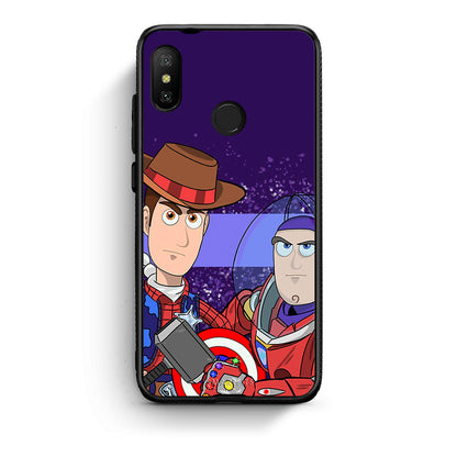 Xiaomi Mi A2 Lite Infinity Story θήκη από τη Smartfits με σχέδιο στο πίσω μέρος και μαύρο περίβλημα | Smartphone case with colorful back and black bezels by Smartfits