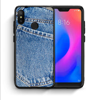 Thumbnail for Θήκη Xiaomi Mi A2 Lite Jeans Pocket από τη Smartfits με σχέδιο στο πίσω μέρος και μαύρο περίβλημα | Xiaomi Mi A2 Lite Jeans Pocket case with colorful back and black bezels