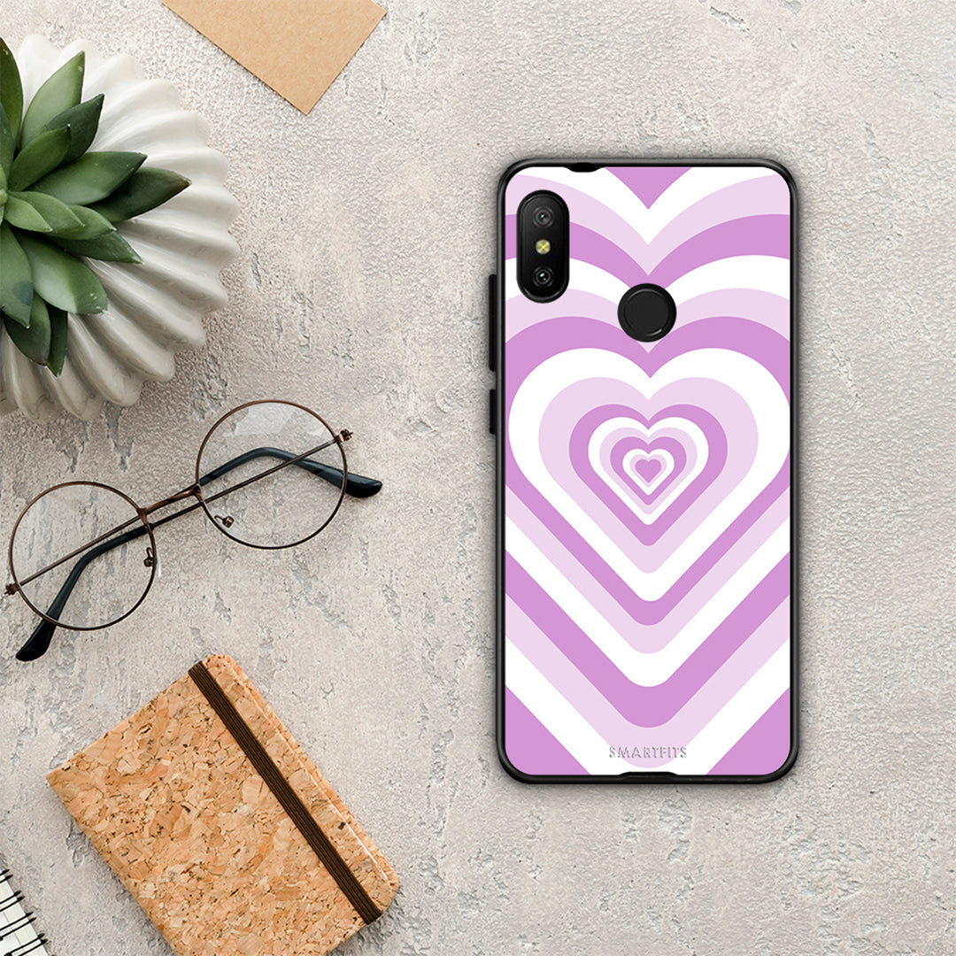 Lilac Hearts - Xiaomi Mi A2 Lite θήκη