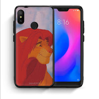 Thumbnail for Θήκη Αγίου Βαλεντίνου Xiaomi Mi A2 Lite Lion Love 1 από τη Smartfits με σχέδιο στο πίσω μέρος και μαύρο περίβλημα | Xiaomi Mi A2 Lite Lion Love 1 case with colorful back and black bezels