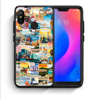 Thumbnail for Θήκη Xiaomi Mi A2 Lite Live To Travel από τη Smartfits με σχέδιο στο πίσω μέρος και μαύρο περίβλημα | Xiaomi Mi A2 Lite Live To Travel case with colorful back and black bezels
