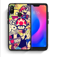 Thumbnail for Θήκη Xiaomi Mi A2 Lite Love The 90s από τη Smartfits με σχέδιο στο πίσω μέρος και μαύρο περίβλημα | Xiaomi Mi A2 Lite Love The 90s case with colorful back and black bezels