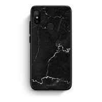 Thumbnail for Xiaomi Mi A2 Lite Marble Black θήκη από τη Smartfits με σχέδιο στο πίσω μέρος και μαύρο περίβλημα | Smartphone case with colorful back and black bezels by Smartfits