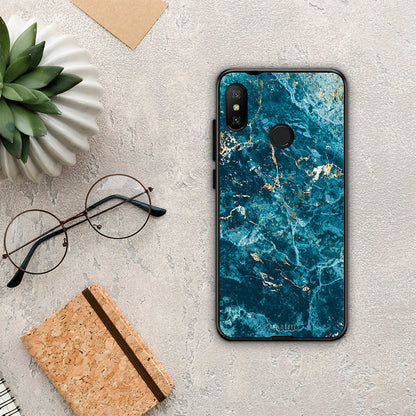 Marble Blue - Xiaomi Mi A2 Lite θήκη