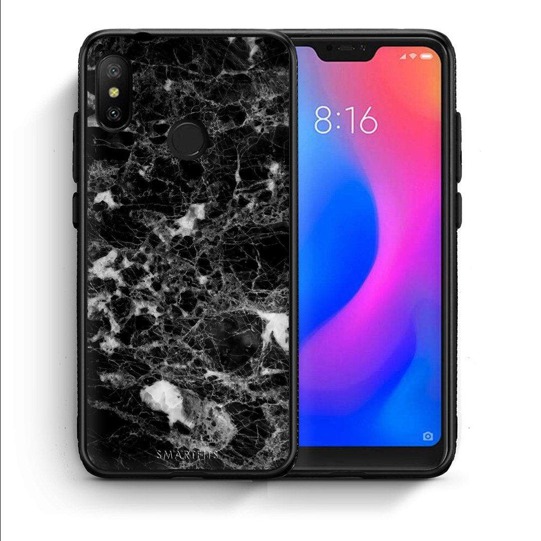Θήκη Xiaomi Mi A2 Lite Male Marble από τη Smartfits με σχέδιο στο πίσω μέρος και μαύρο περίβλημα | Xiaomi Mi A2 Lite Male Marble case with colorful back and black bezels