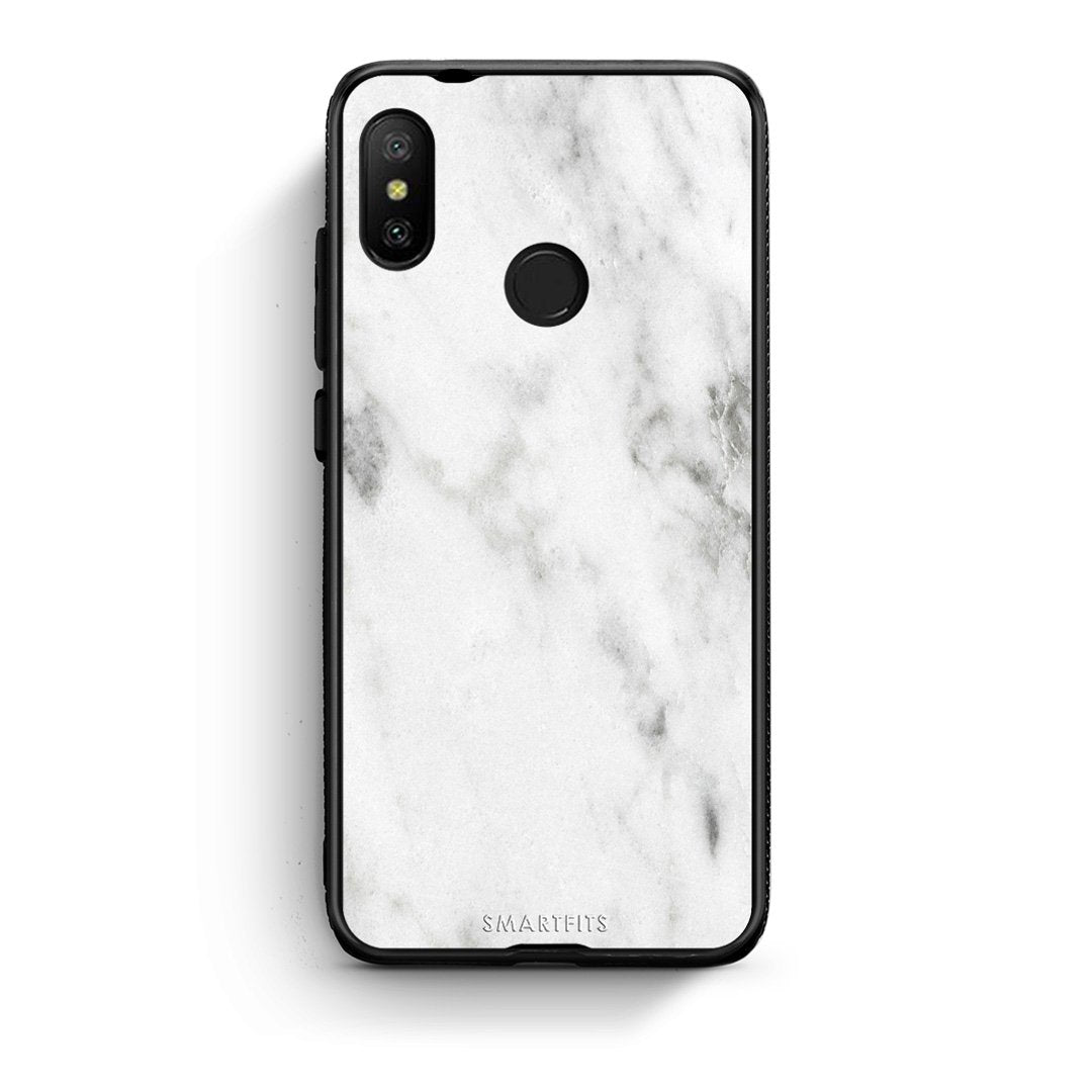 2 - Xiaomi Mi A2 Lite  White marble case, cover, bumper