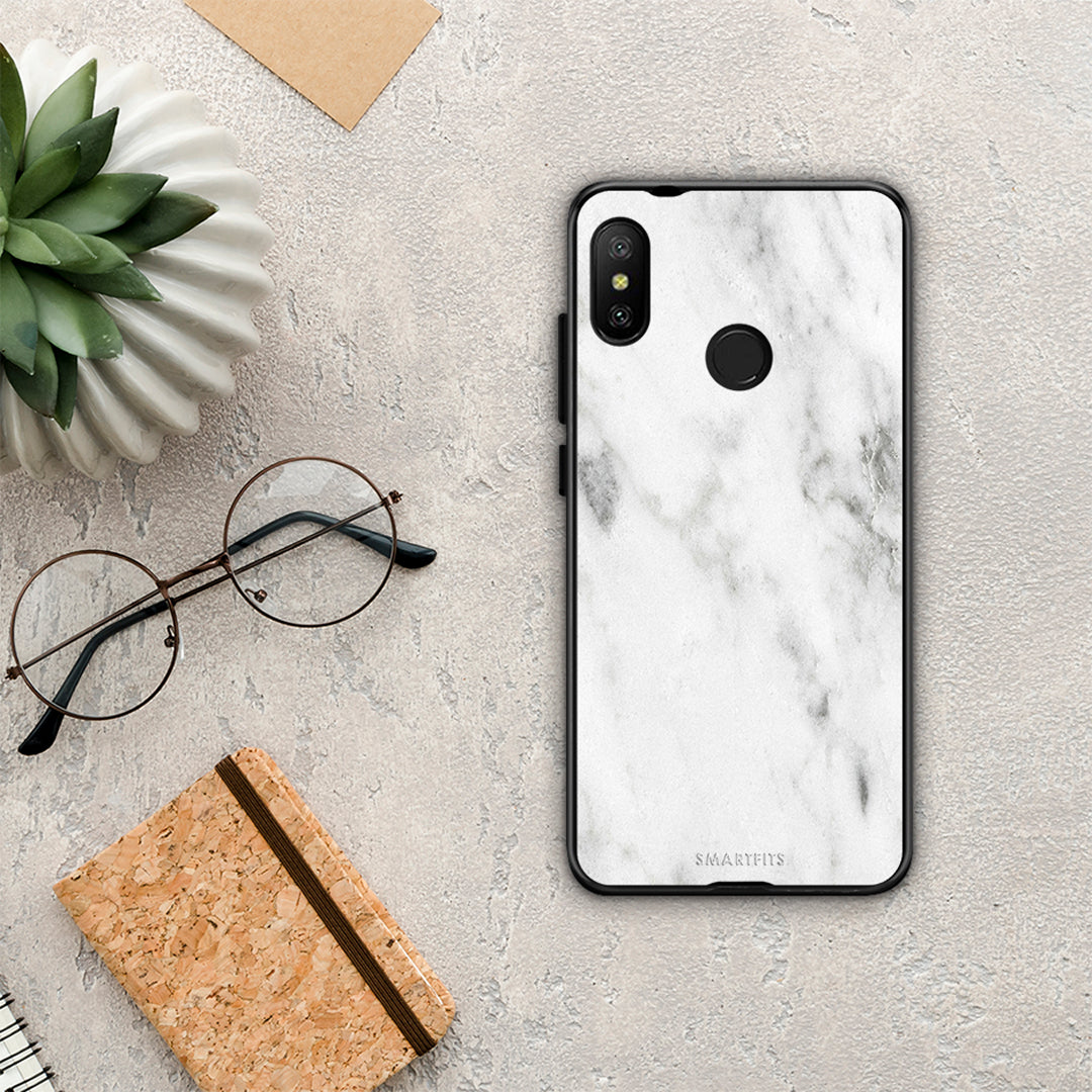 Marble White - Xiaomi Mi A2 Lite θήκη