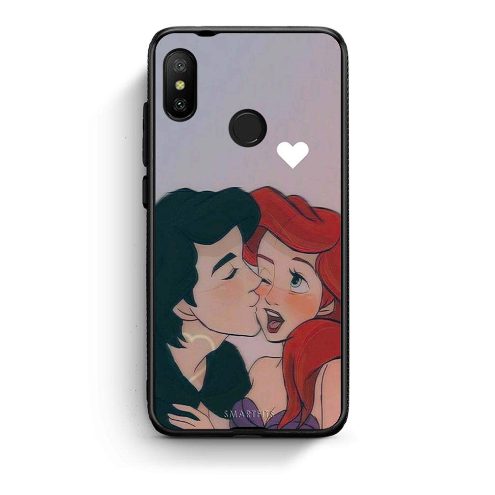 Xiaomi Mi A2 Lite Mermaid Love Θήκη Αγίου Βαλεντίνου από τη Smartfits με σχέδιο στο πίσω μέρος και μαύρο περίβλημα | Smartphone case with colorful back and black bezels by Smartfits