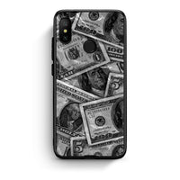 Thumbnail for Xiaomi Mi A2 Lite Money Dollars θήκη από τη Smartfits με σχέδιο στο πίσω μέρος και μαύρο περίβλημα | Smartphone case with colorful back and black bezels by Smartfits