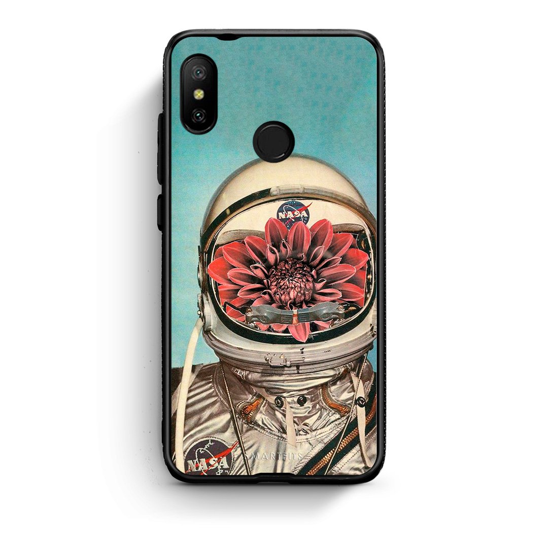 Xiaomi Mi A2 Lite Nasa Bloom θήκη από τη Smartfits με σχέδιο στο πίσω μέρος και μαύρο περίβλημα | Smartphone case with colorful back and black bezels by Smartfits