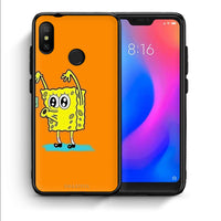 Thumbnail for Θήκη Αγίου Βαλεντίνου Xiaomi Mi A2 Lite No Money 2 από τη Smartfits με σχέδιο στο πίσω μέρος και μαύρο περίβλημα | Xiaomi Mi A2 Lite No Money 2 case with colorful back and black bezels