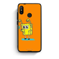 Thumbnail for Xiaomi Mi A2 Lite No Money 2 Θήκη Αγίου Βαλεντίνου από τη Smartfits με σχέδιο στο πίσω μέρος και μαύρο περίβλημα | Smartphone case with colorful back and black bezels by Smartfits